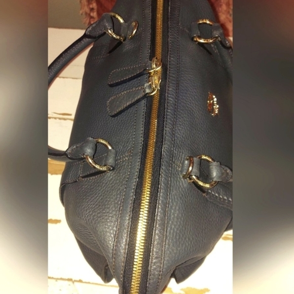 VEUC MCM Black Leather Tote Bag !! Gorgeous Bag - Picture 6 of 13